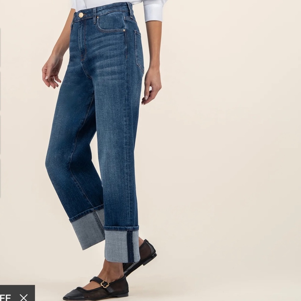 Kut from the Kloth Blue Wide Leg Jeans